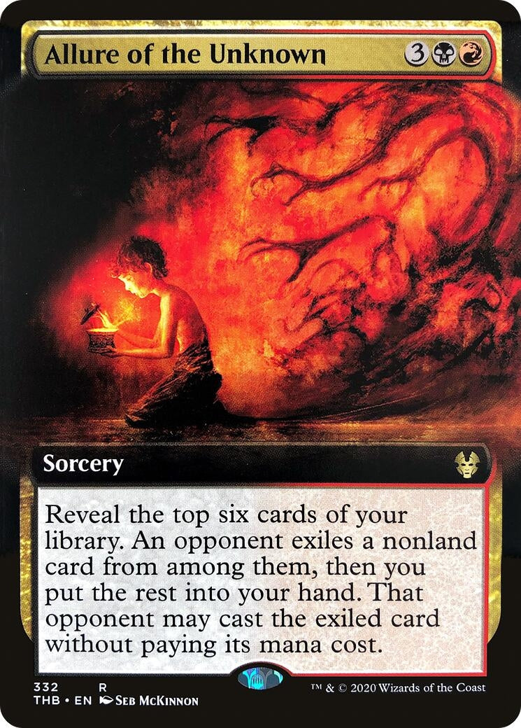 Allure of the Unknown (Extended Art) (332) (Theros Beyond Death)