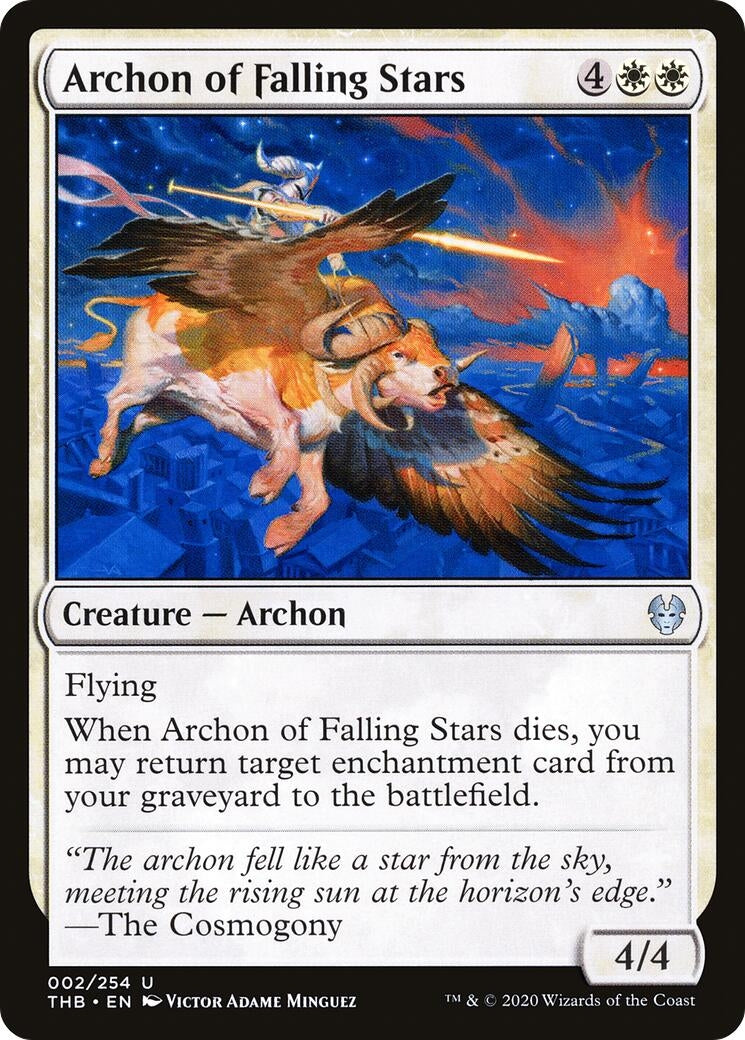 Archon of Falling Stars (2) (Theros Beyond Death)