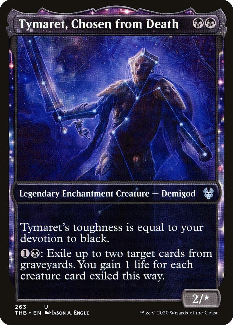 Tymaret, Chosen from Death (Showcase) (263) (Theros Beyond Death)