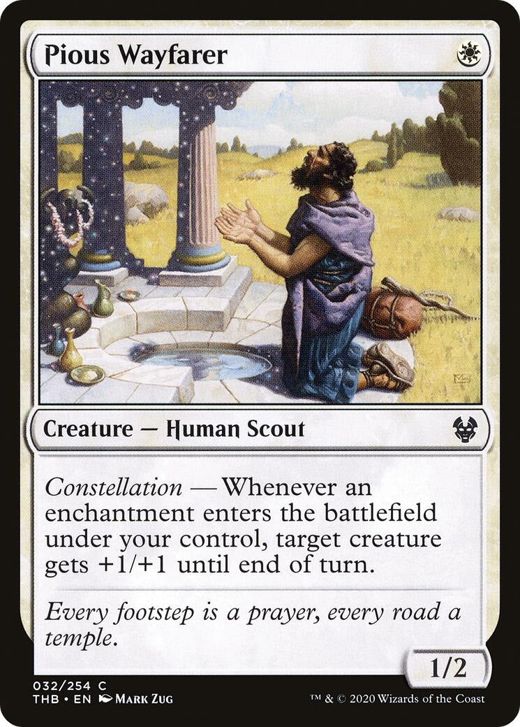 Pious Wayfarer (32) (Theros Beyond Death)