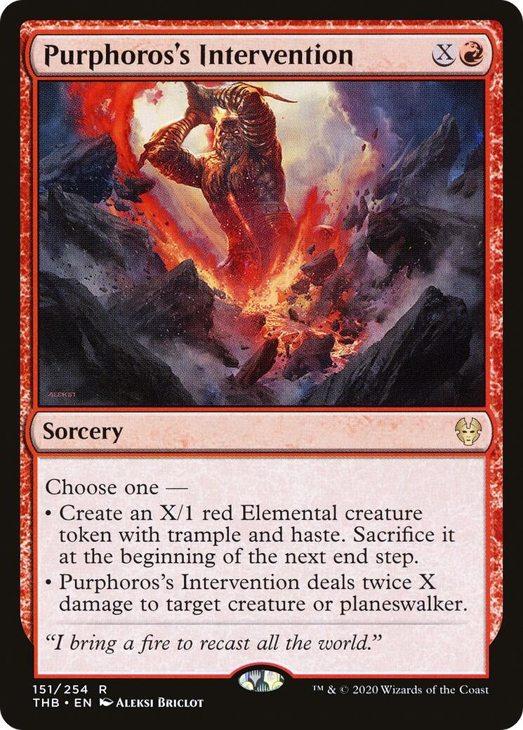 Purphoros's Intervention (151) (Theros Beyond Death)