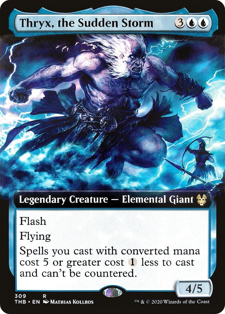 Thryx, the Sudden Storm (Extended Art) (309) (Theros Beyond Death)