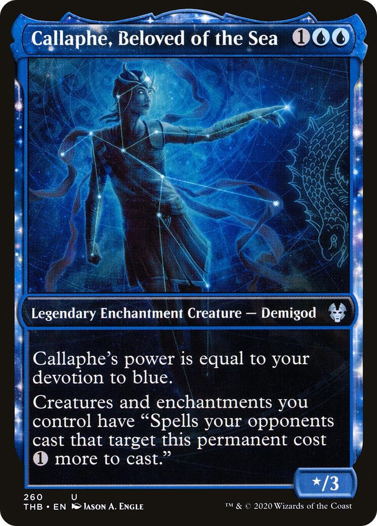 Callaphe, Beloved of the Sea (Showcase) (260) (Theros Beyond Death)