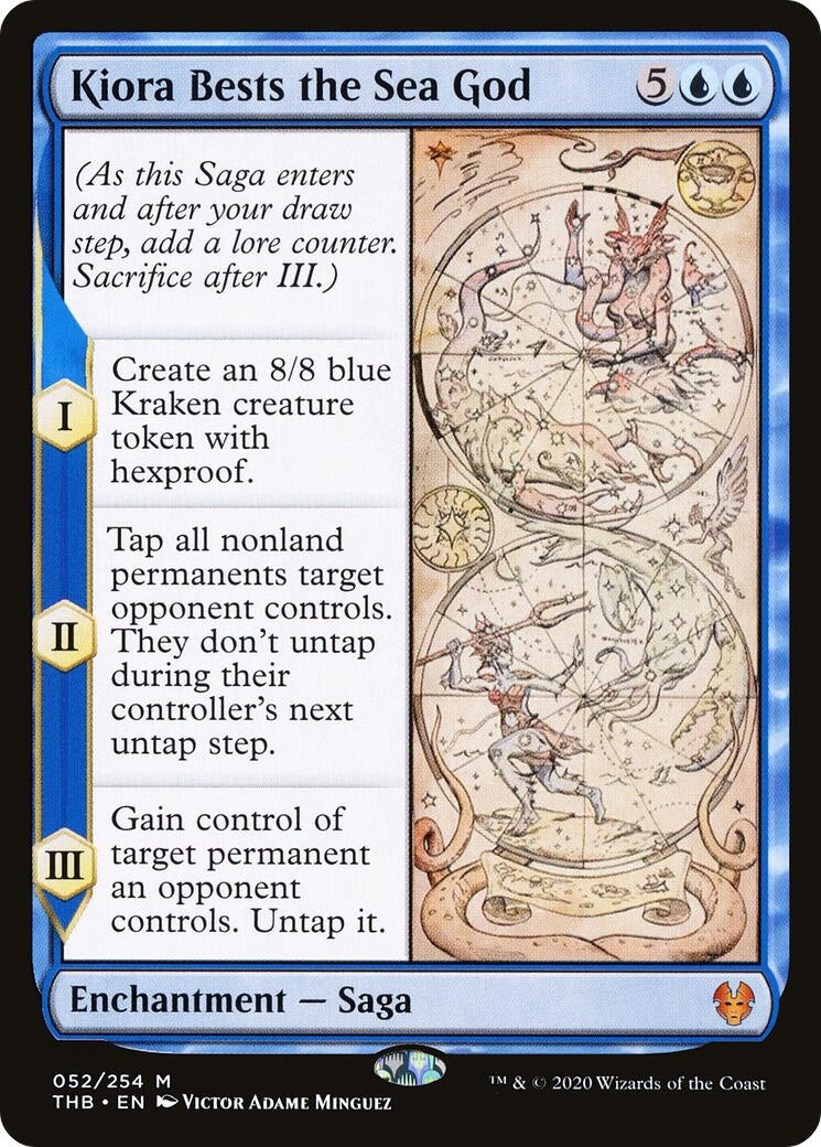 Kiora Bests the Sea God (52) (Theros Beyond Death)