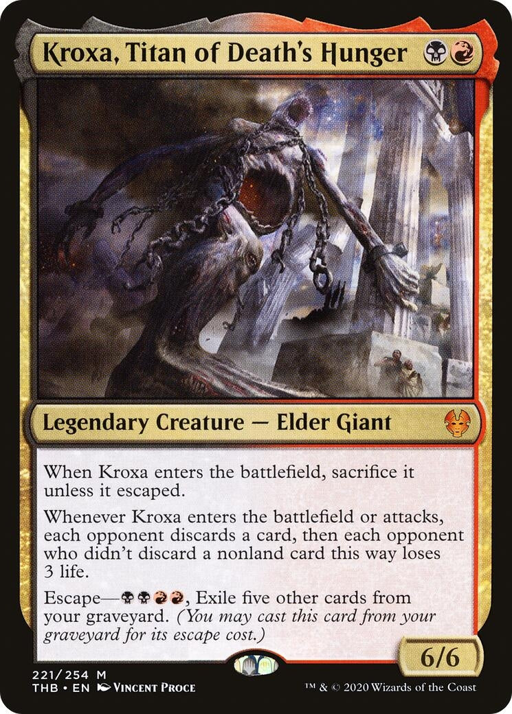 Kroxa, Titan of Death's Hunger (221) (Theros Beyond Death)
