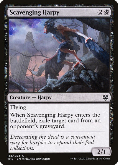 Scavenging Harpy (114) (Theros Beyond Death)
