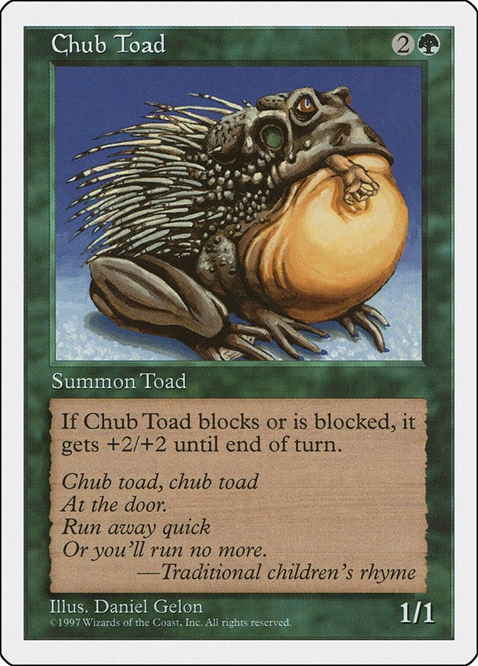 Chub Toad (Fifth Edition)