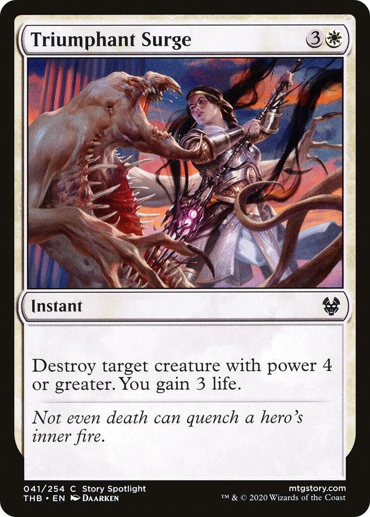 Triumphant Surge (41) (Theros Beyond Death)