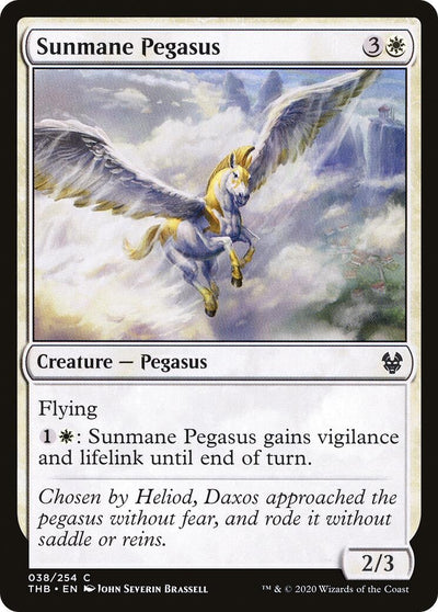 Sunmane Pegasus (38) (Theros Beyond Death)