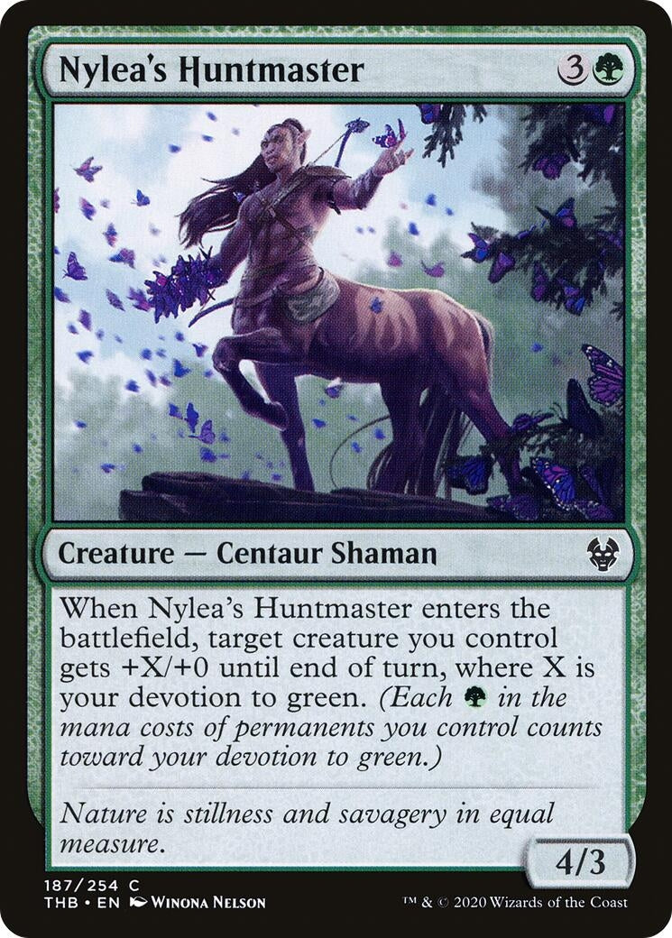 Nylea's Huntmaster (187) (Theros Beyond Death)