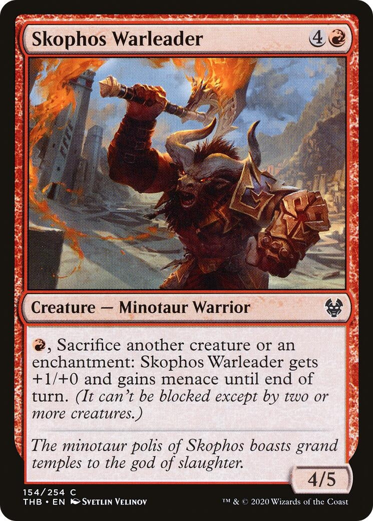 Skophos Warleader (154) (Theros Beyond Death)