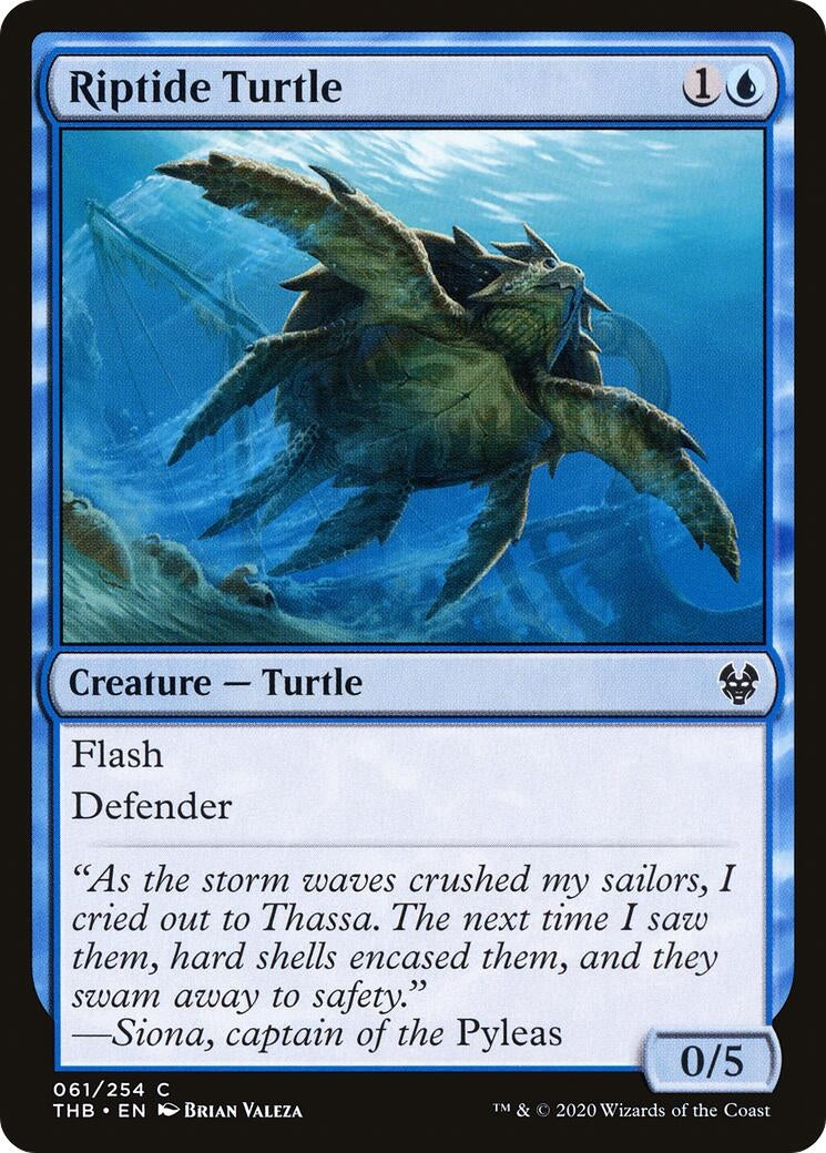Riptide Turtle (61) (Theros Beyond Death)