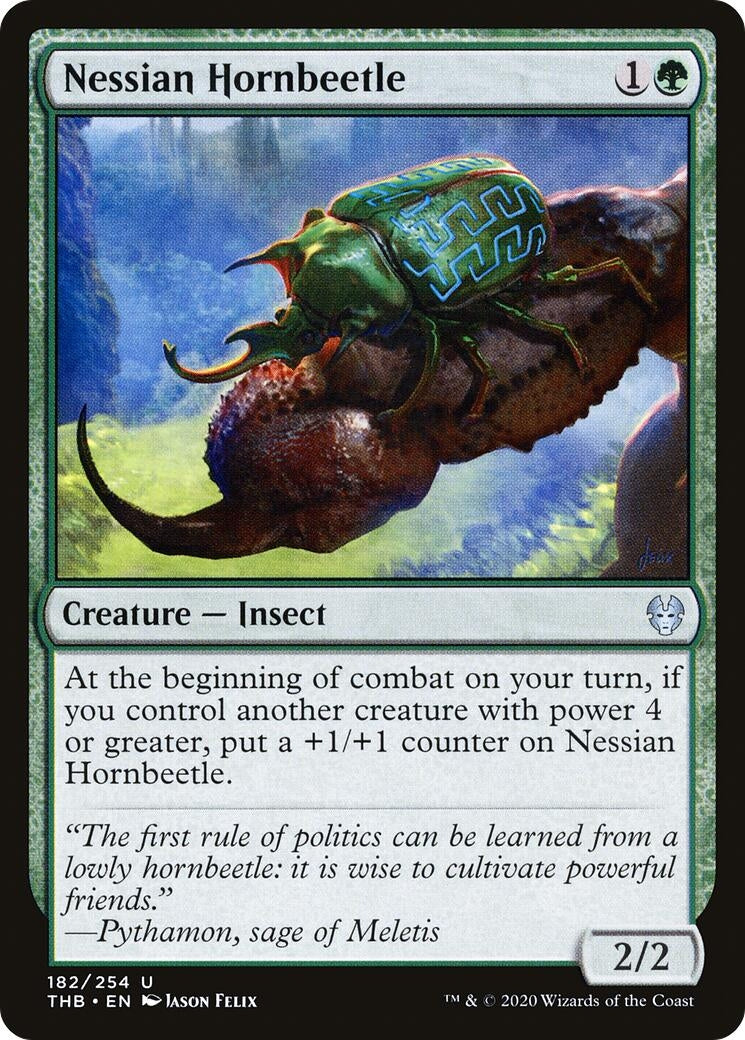 Nessian Hornbeetle (182) (Theros Beyond Death)