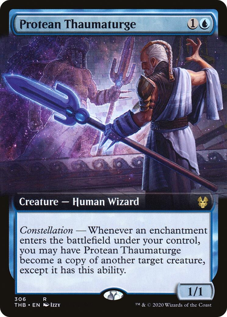 Protean Thaumaturge (Extended Art) (306) (Theros Beyond Death)