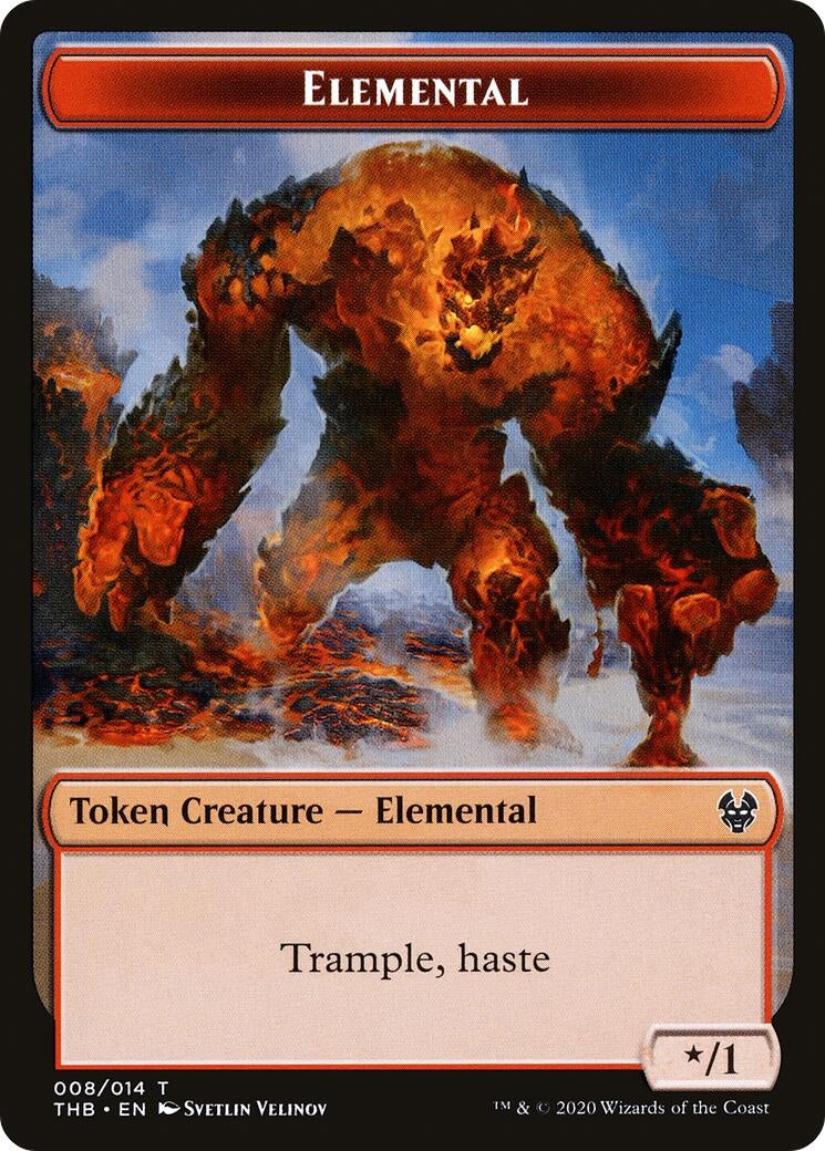 Elemental Token (8) (Theros Beyond Death)