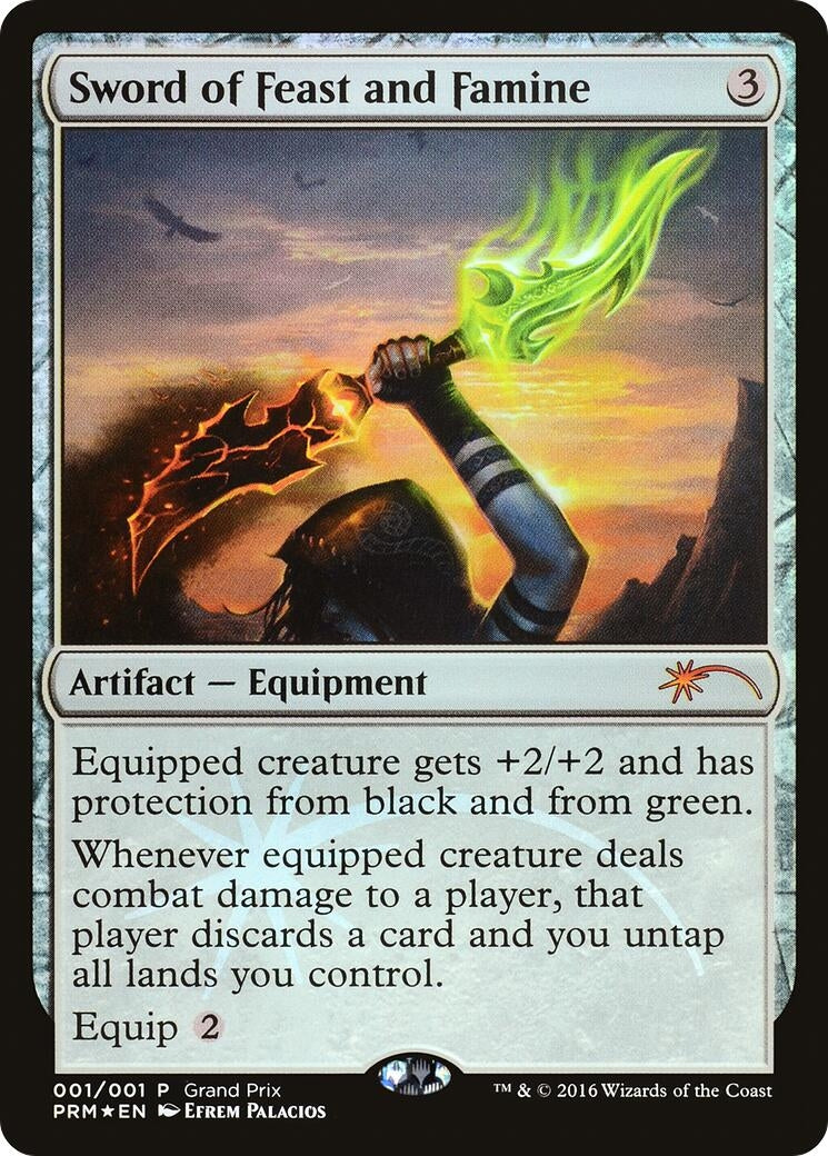 Sword of Feast and Famine (1) (Grand Prix Promos)