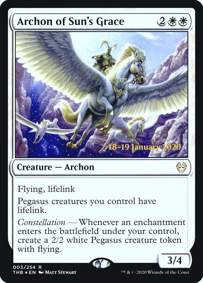 Archon of Sun's Grace (3) (Prerelease Cards)