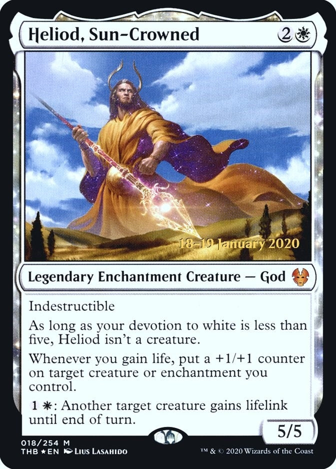Heliod, Sun-Crowned (18) (Prerelease Cards)