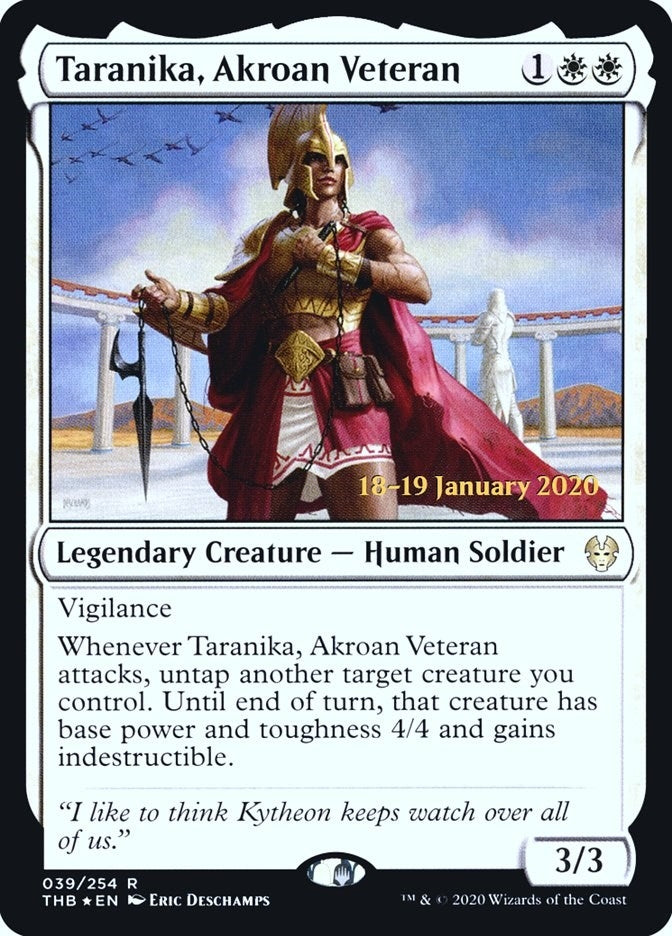 Taranika, Akroan Veteran (39) (Prerelease Cards)
