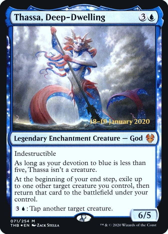 Thassa, Deep-Dwelling (71) (Prerelease Cards)