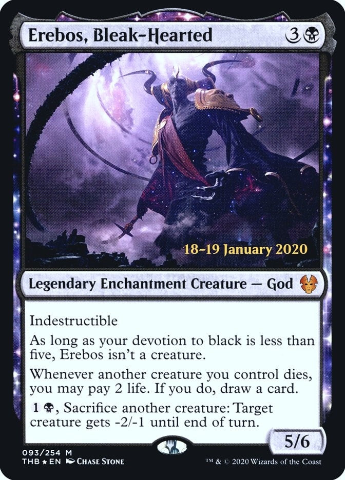 Erebos, Bleak-Hearted (93) (Prerelease Cards)