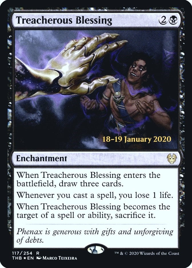 Treacherous Blessing (117) (Prerelease Cards)