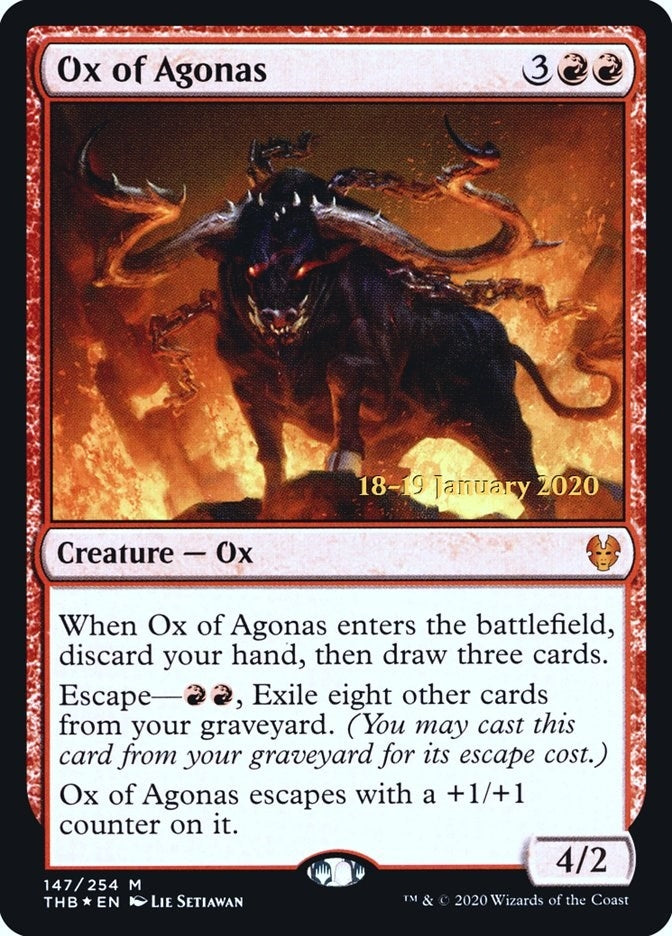 Ox of Agonas (147) (Prerelease Cards)