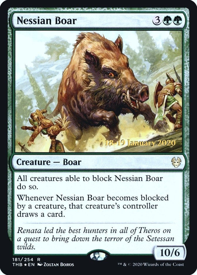 Nessian Boar (181) (Prerelease Cards)