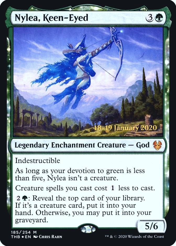 Nylea, Keen-Eyed (185) (Prerelease Cards)