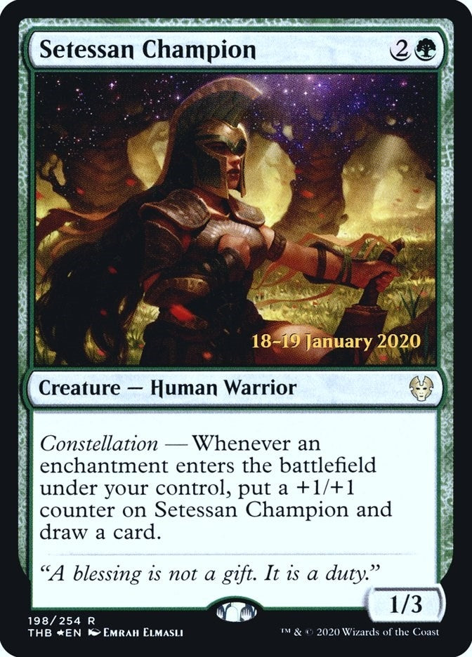Setessan Champion (198) (Prerelease Cards)