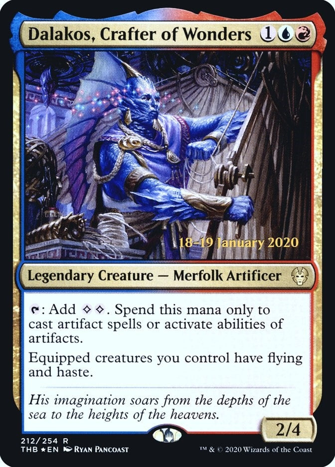 Dalakos, Crafter of Wonders (212) (Prerelease Cards)