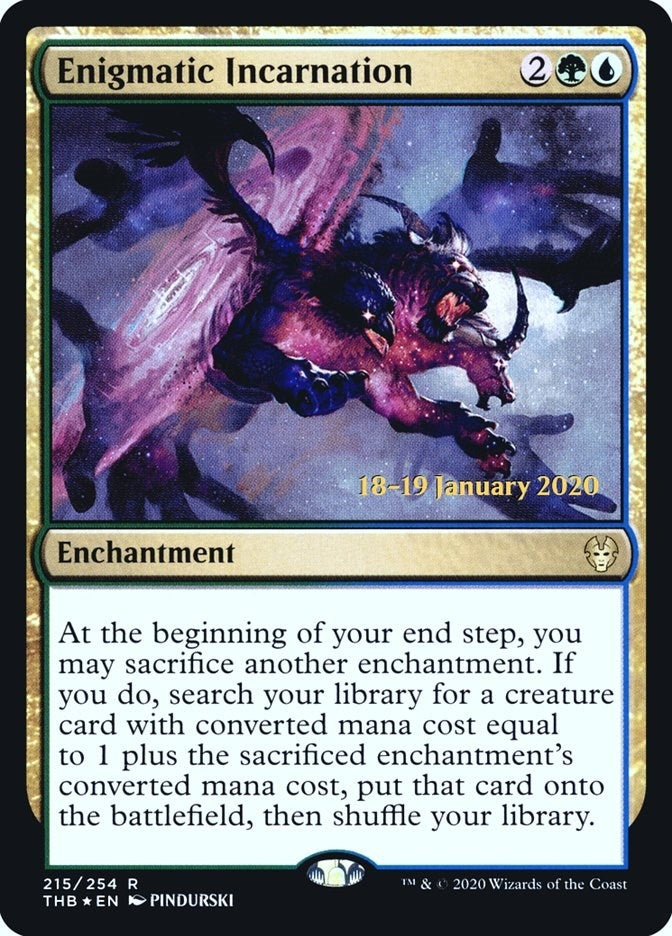 Enigmatic Incarnation (215) (Prerelease Cards)