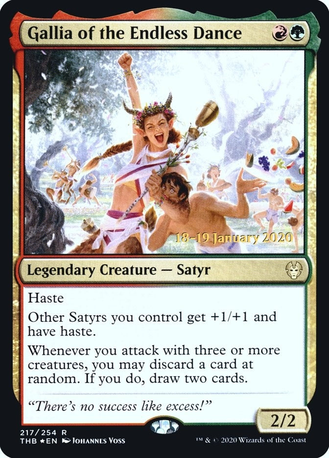 Gallia of the Endless Dance (217) (Prerelease Cards)