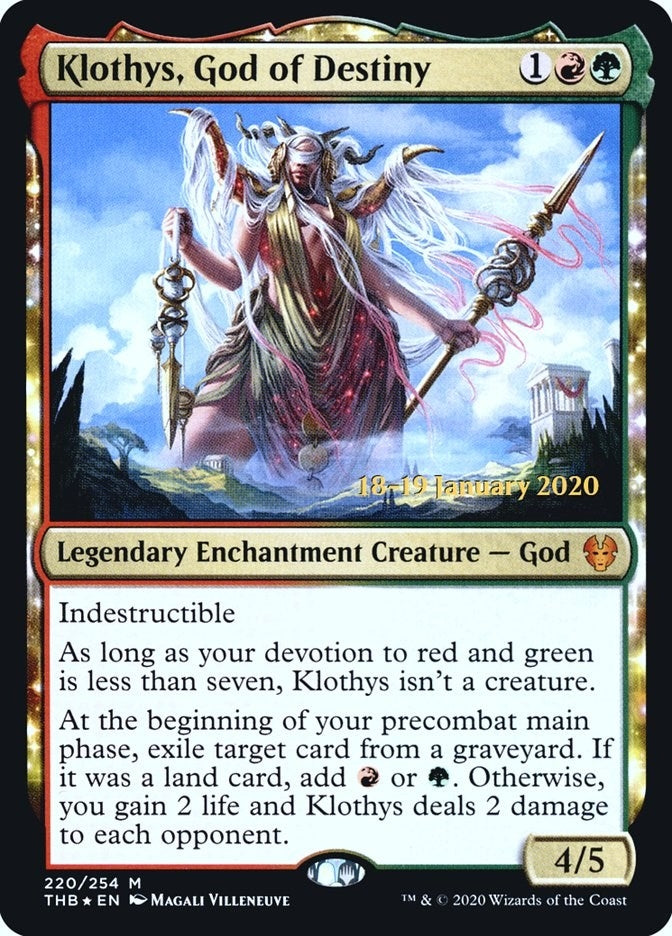 Klothys, God of Destiny (220) (Prerelease Cards)