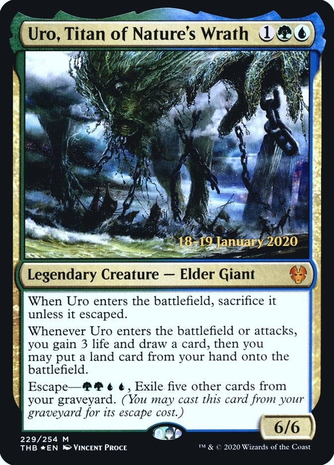 Uro, Titan of Nature's Wrath (229) (Prerelease Cards)