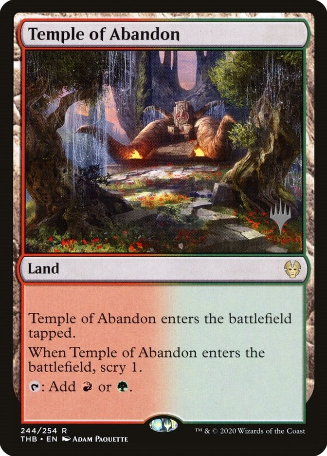 Temple of Abandon (244) (Promo Pack: Theros Beyond Death)