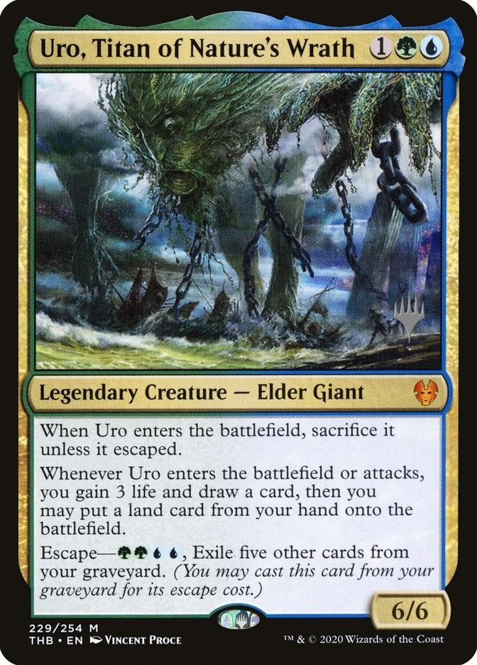 Uro, Titan of Nature's Wrath (229) (Promo Pack: Theros Beyond Death)