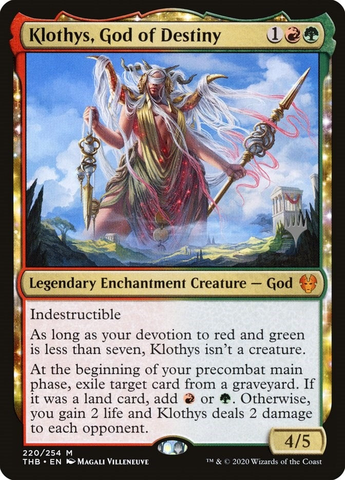 Klothys, God of Destiny (220) (Promo Pack: Theros Beyond Death)