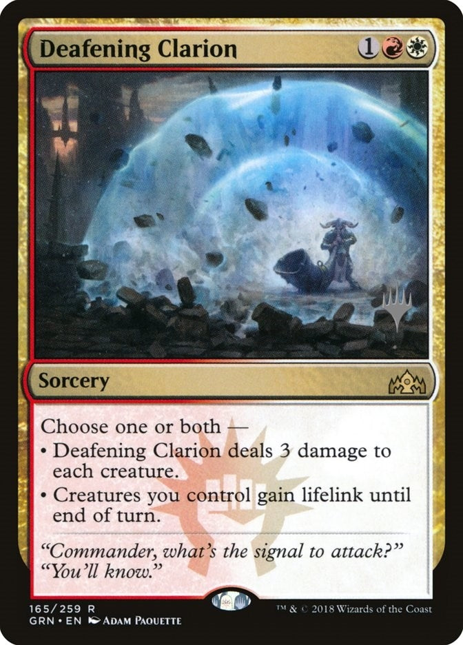 Deafening Clarion (165) (Promo Pack: Theros Beyond Death)