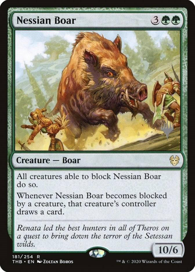 Nessian Boar (181) (Promo Pack: Theros Beyond Death)