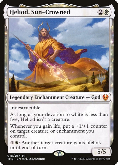 Heliod, Sun-Crowned (18) (Promo Pack: Theros Beyond Death)