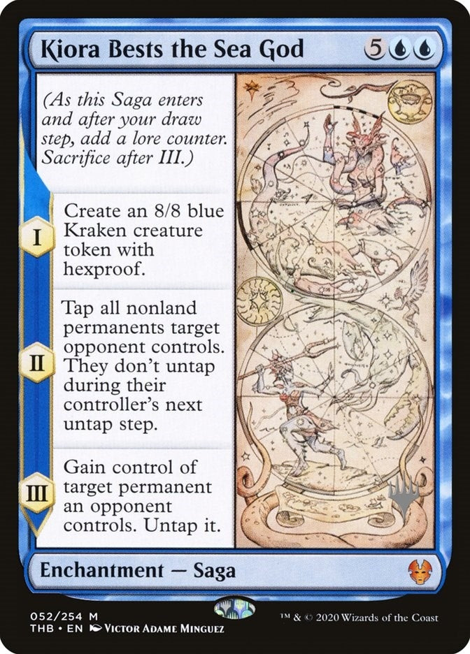 Kiora Bests the Sea God (52) (Promo Pack: Theros Beyond Death)