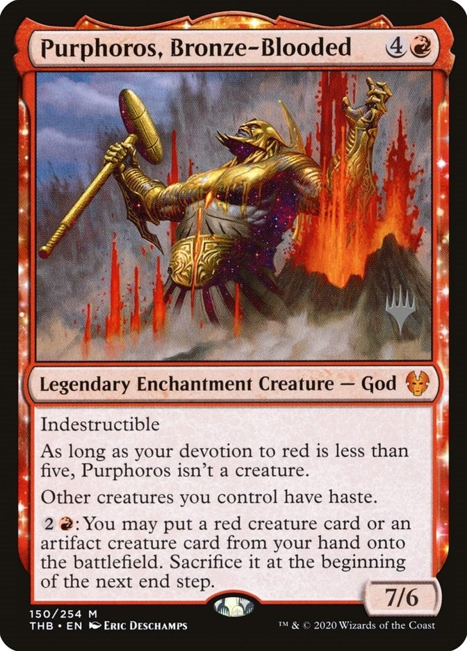 Purphoros, Bronze-Blooded (150) (Promo Pack: Theros Beyond Death)