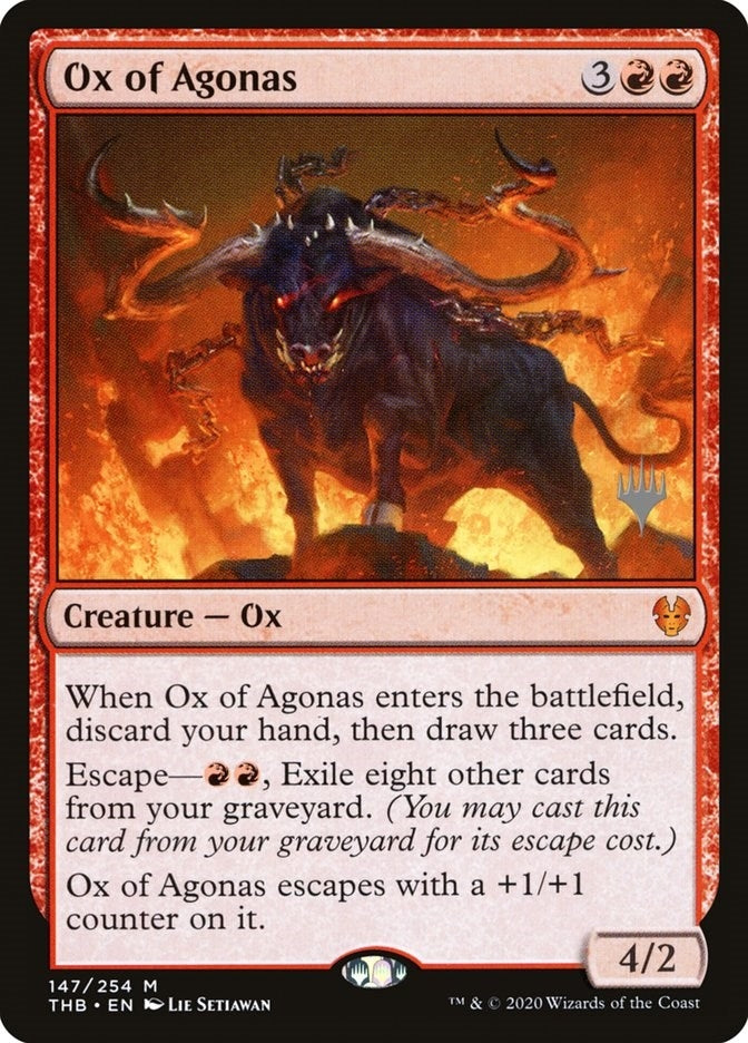 Ox of Agonas (147) (Promo Pack: Theros Beyond Death)