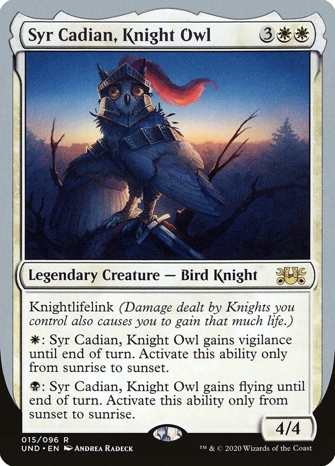 Syr Cadian, Knight Owl (15) (Unsanctioned)