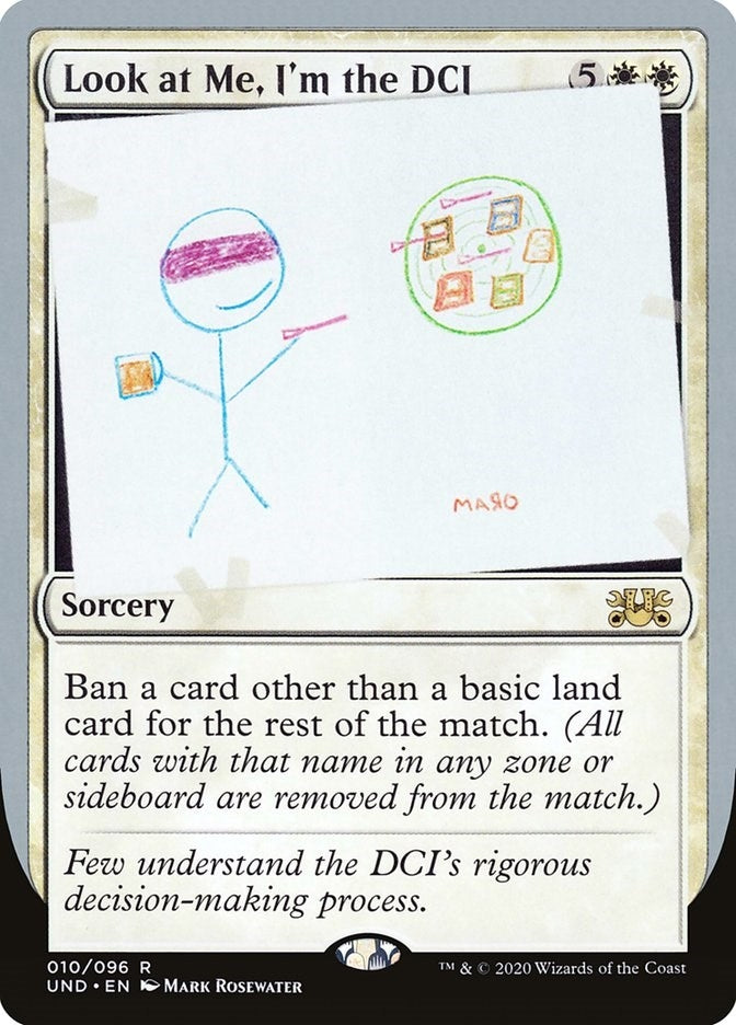 Look at Me, I'm the DCI (10) (Unsanctioned)