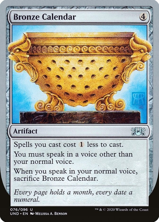 Bronze Calendar (76) (Unsanctioned)