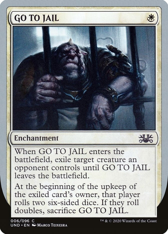 GO TO JAIL (6) (Unsanctioned)
