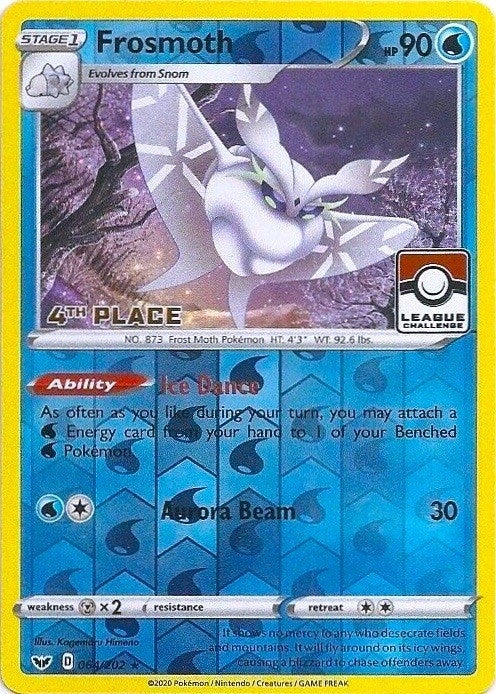 Image for Frosmoth - 064/202 (League Challenge) [4th Place] (064/202) (League & Championship Cards) - Pokemon