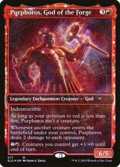 Purphoros, God of the Forge (77) (Secret Lair Drop Series)